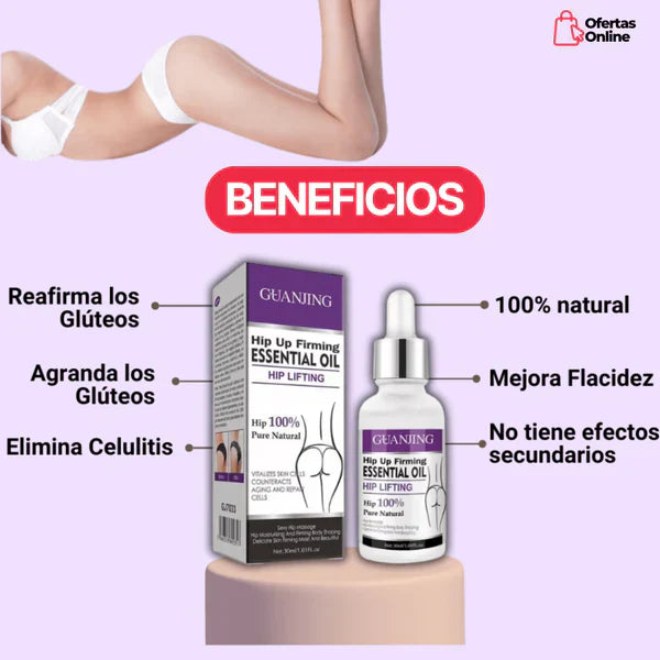 ACEITE REAFIRMANTE GLÚTEOS WOW – EFECTO LIFTING NATURAL