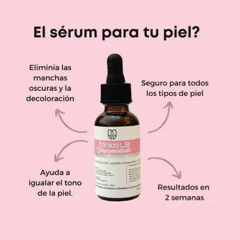 Tónico LB Despigmentante y Aclarante