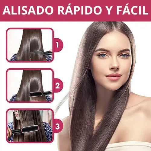 SmoothGlow® | Cepillo Alisador de Pelo Profesional