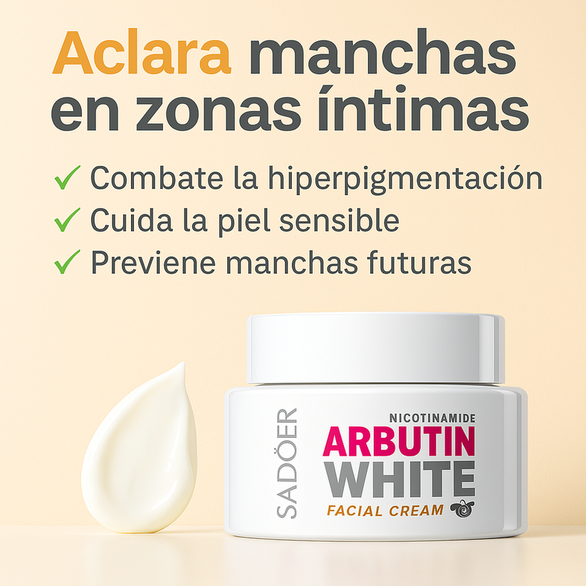 💡 Crema Aclarante Arbutin – ✨ ENVÍO GRATIS 🌸