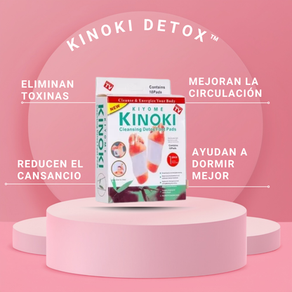 Kinoki Detox™ ✨ – Despierta ligera y renovada 🌙💆‍♀️ – 10 Parches – ENVÍO GRATIS 🚚