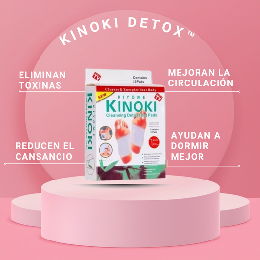 Kinoki Detox™ ✨ – Despierta ligera y renovada 🌙💆‍♀️ – 10 Parches – ENVÍO GRATIS 🚚